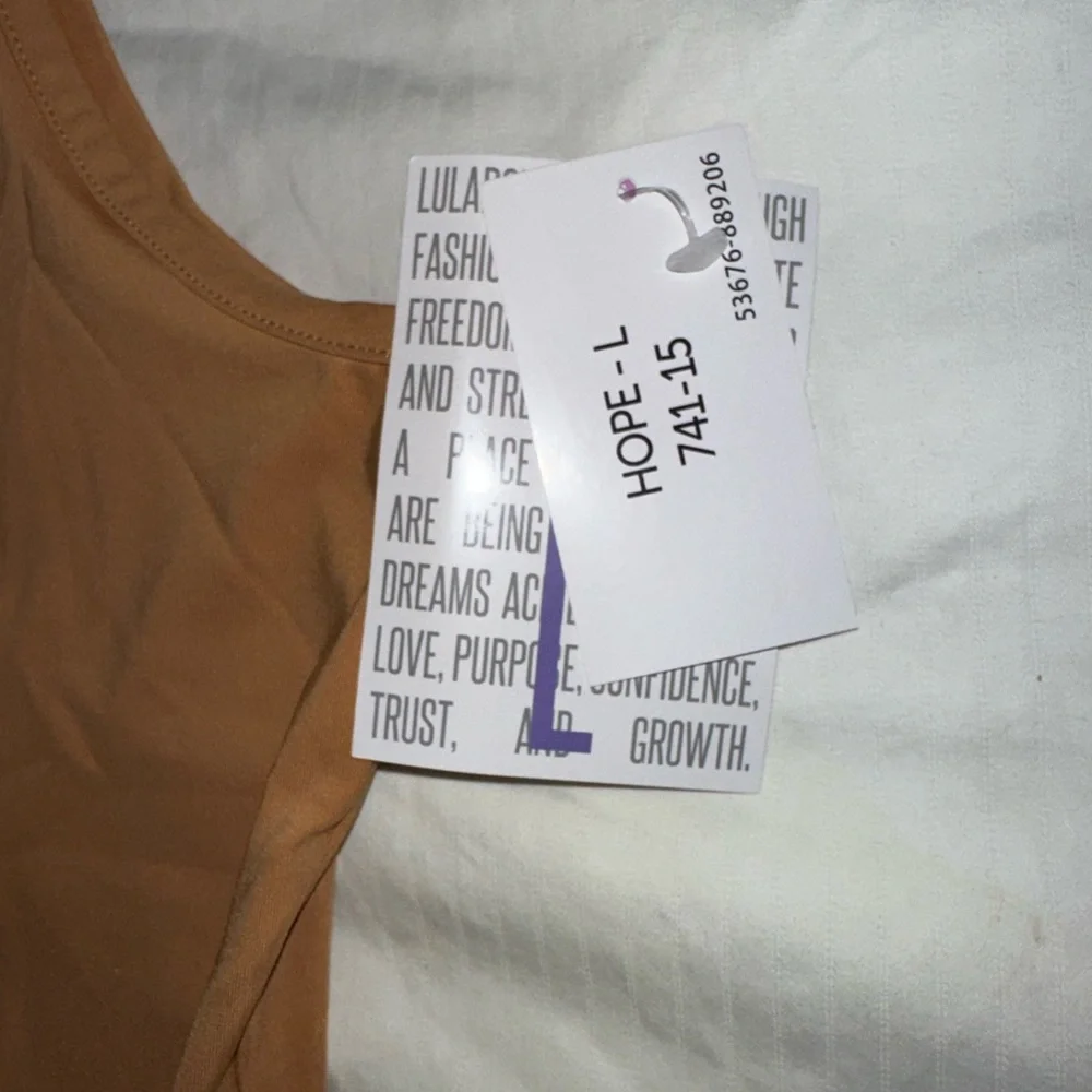 LuLaRoe caramel color body suit! NWT!! - Picture 3 of 5